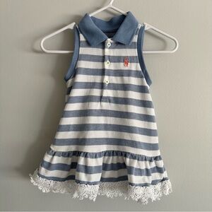 Ralph Lauren polo authentic size 6Months oxford dress
